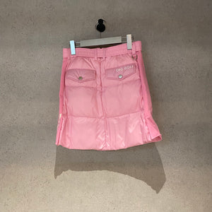 【Sample】共地ベルト付きダウンスカート脇ニット