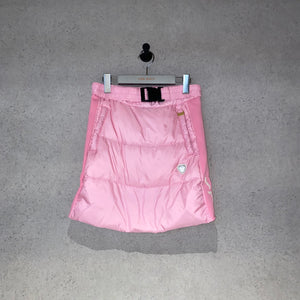 【new arrival】共地ベルト付きダウンスカート脇ニット-SAMPLE-