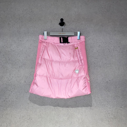 【Sample】共地ベルト付きダウンスカート脇ニット