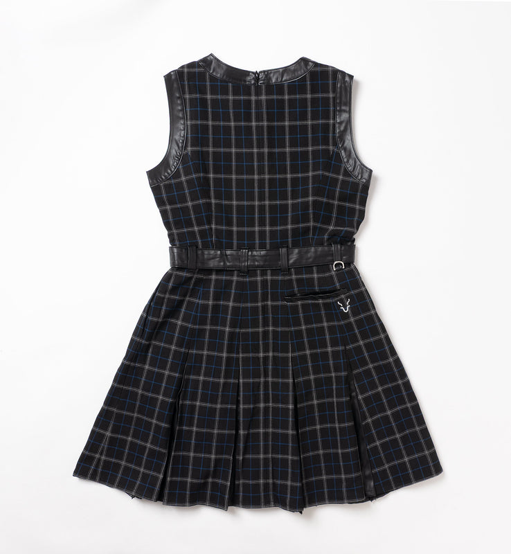 【new arrival】オックスチェックウール混OP-SAMPLE-