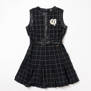 【new arrival】オックスチェックウール混OP-SAMPLE-