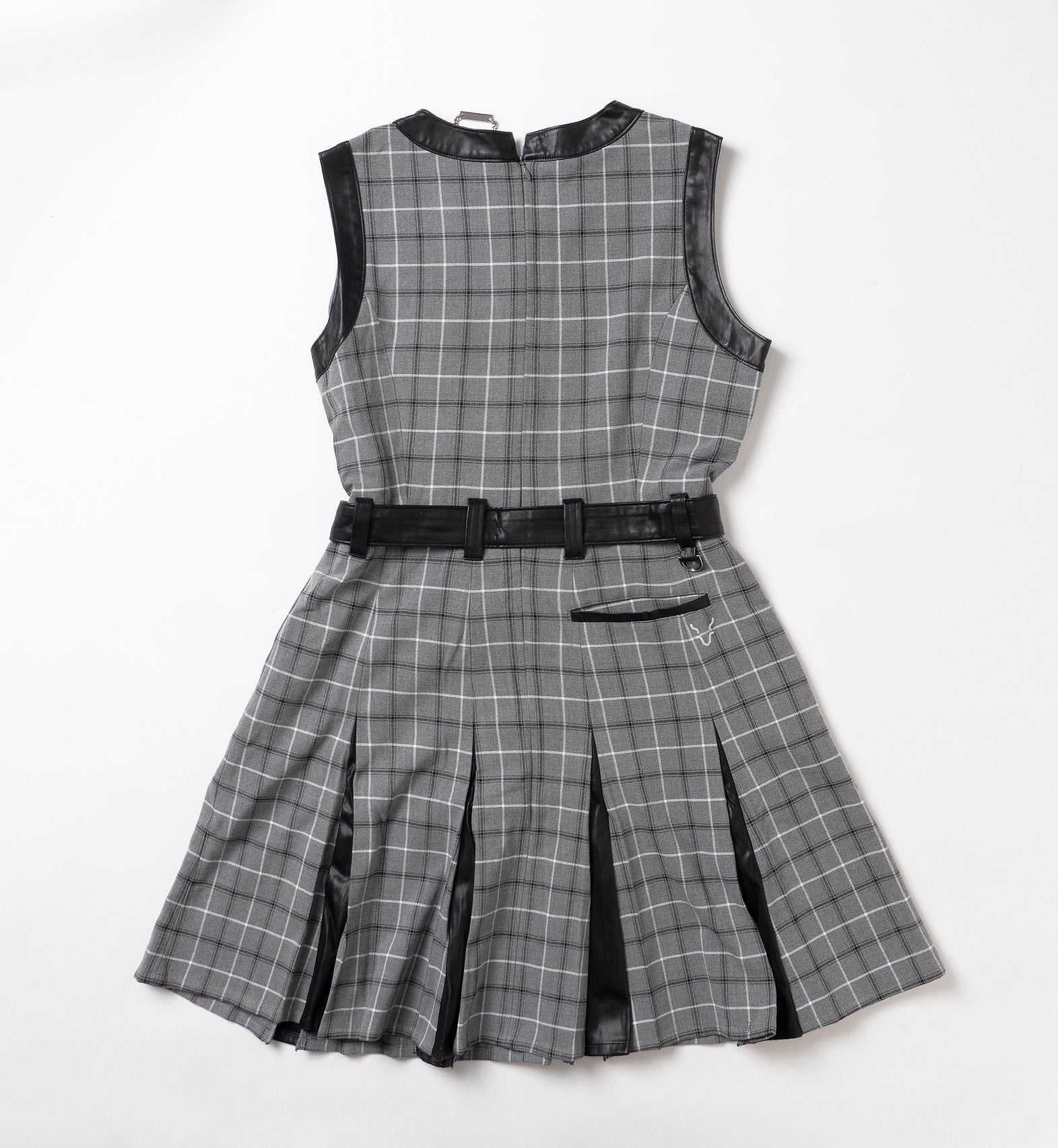 【new arrival】オックスチェックウール混OP-SAMPLE-