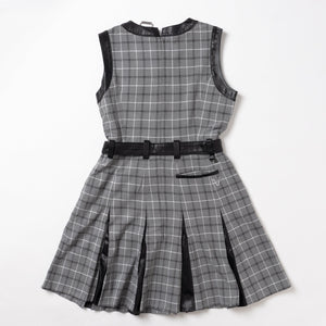 【new arrival】オックスチェックウール混OP-SAMPLE-