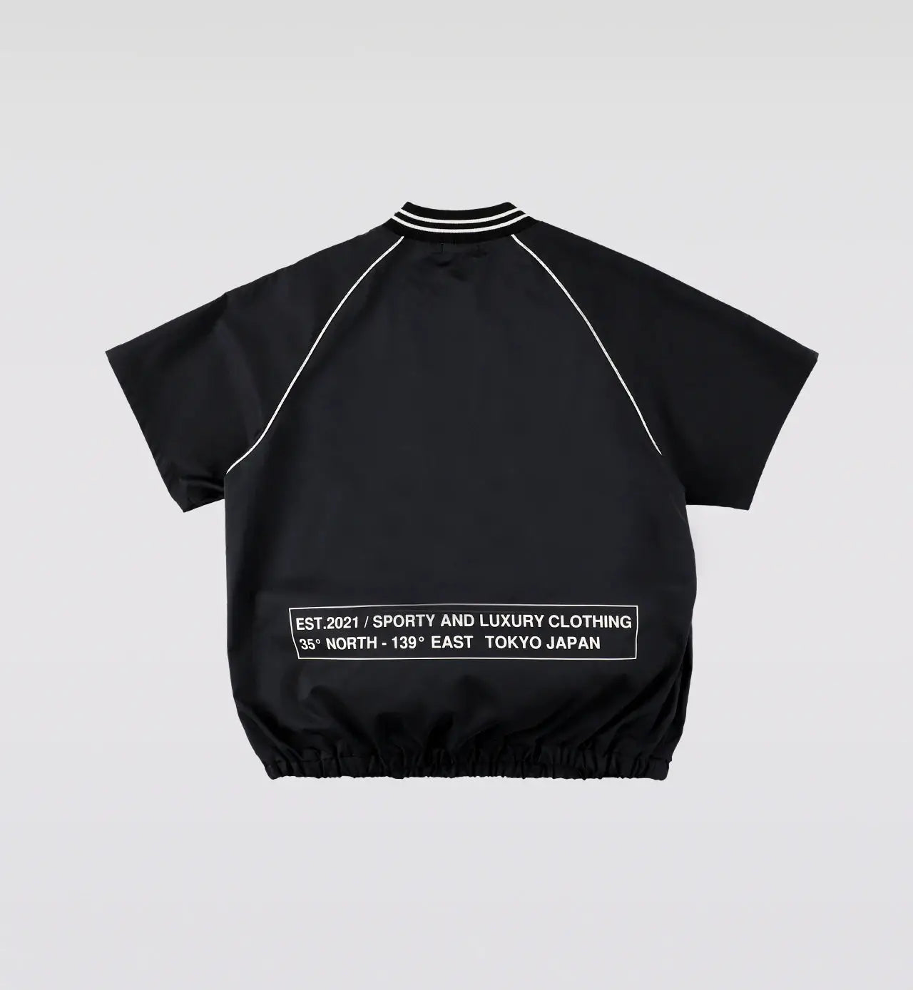 MOCK NECK SS WITH POCKET