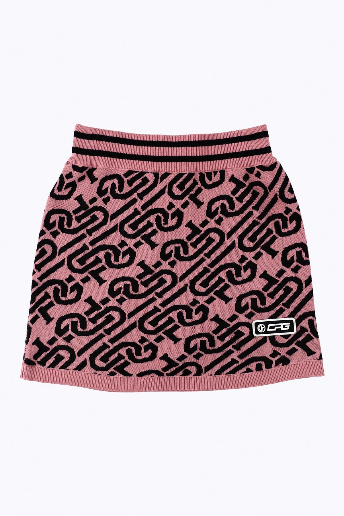 chain logo rib skirt（チェーンロゴリブスカート）