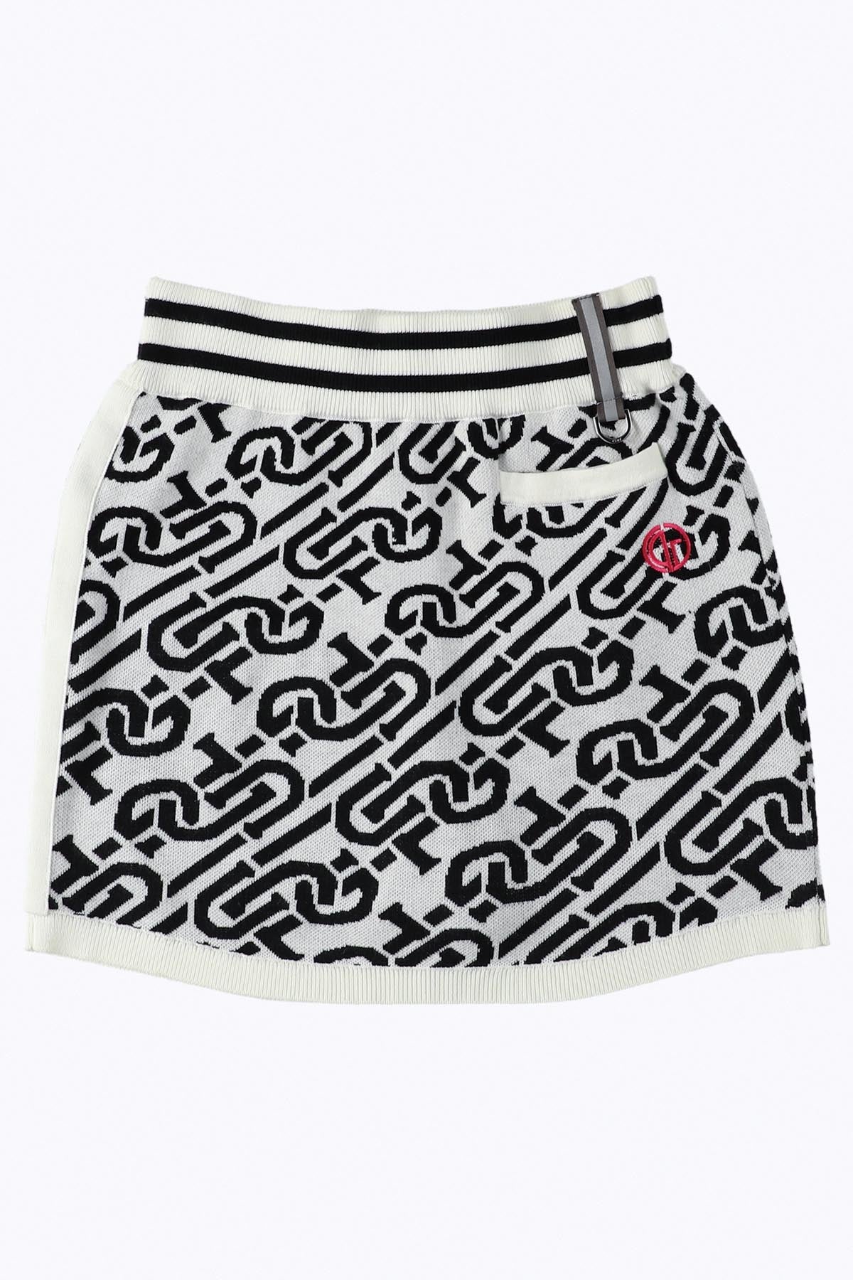 chain logo rib skirt（チェーンロゴリブスカート）