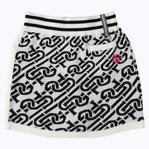 chain logo rib skirt（チェーンロゴリブスカート）