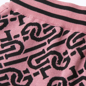 chain logo rib skirt（チェーンロゴリブスカート）