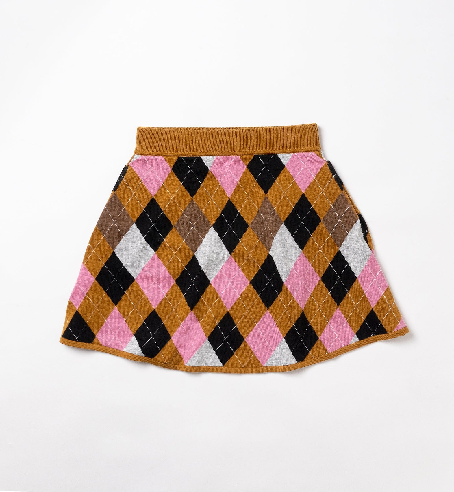 【new arrival】アーガイルジャガードニットスカート-SAMPLE-