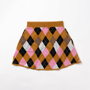 【new arrival】アーガイルジャガードニットスカート-SAMPLE-