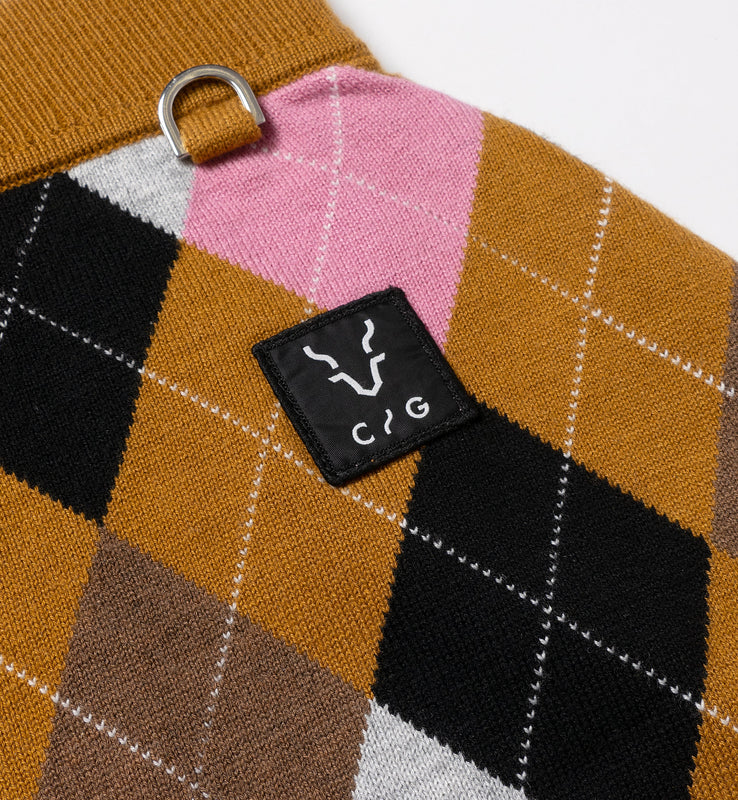 【new arrival】アーガイルジャガードニットスカート-SAMPLE-