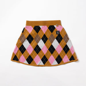【new arrival】アーガイルジャガードニットスカート-SAMPLE-