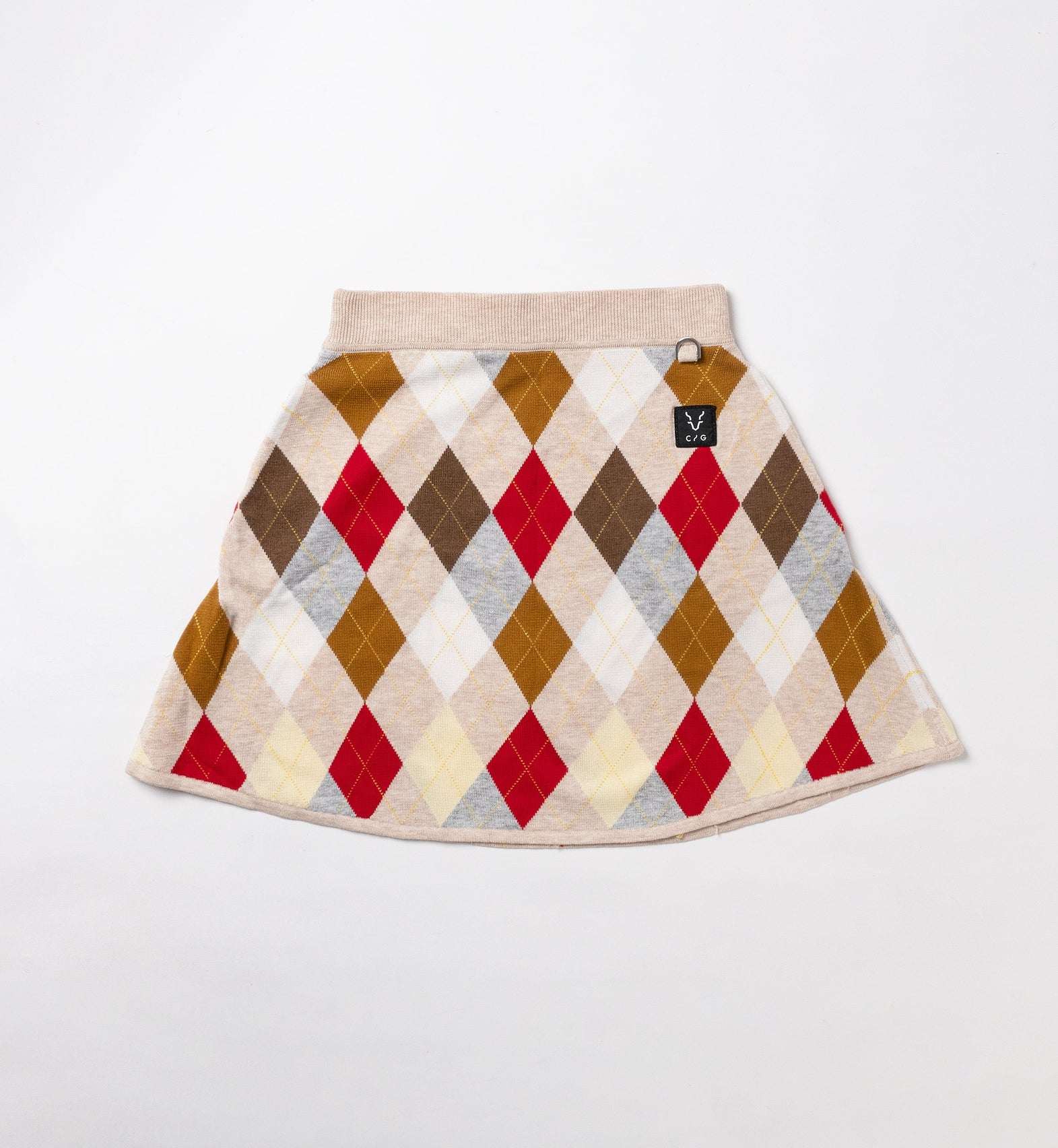 【new arrival】アーガイルジャガードニットスカート-SAMPLE-