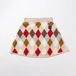 【new arrival】アーガイルジャガードニットスカート-SAMPLE-
