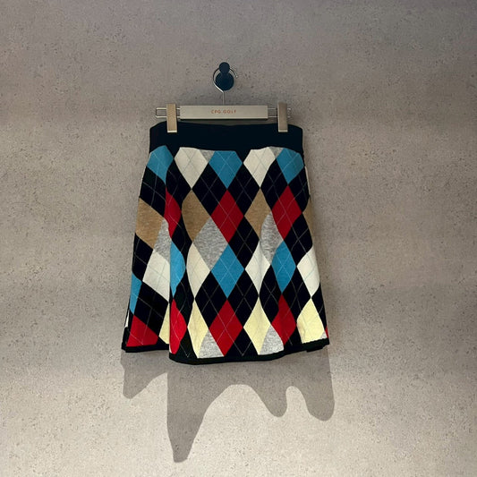 【Sample】アーガイルジャガードニットスカート