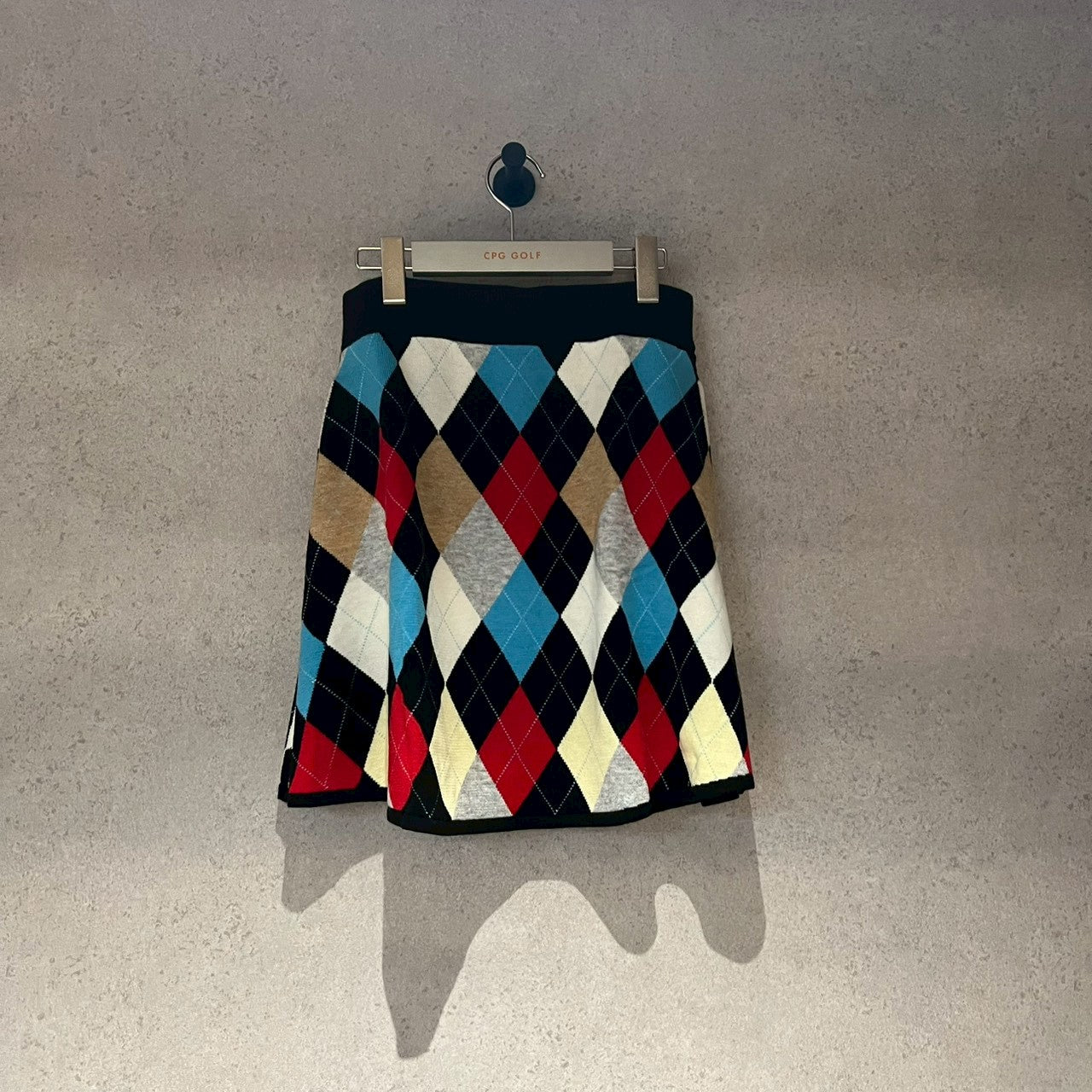 【Sample】アーガイルジャガードニットスカート