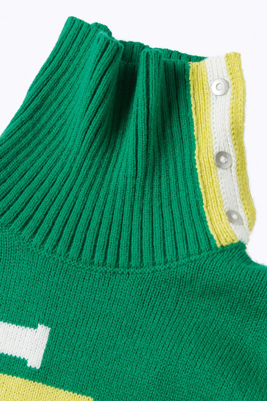 チェーンロゴニットプルオーバー