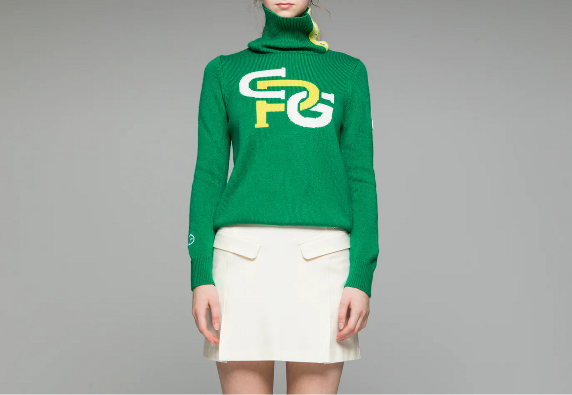 チェーンロゴニットプルオーバー