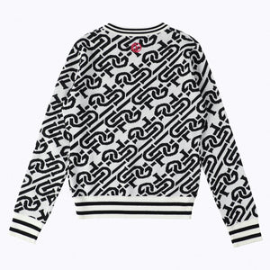 chain logo ribbed sweater（チェーンロゴリブセーター）