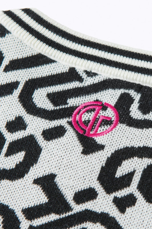 chain logo ribbed sweater（チェーンロゴリブセーター）