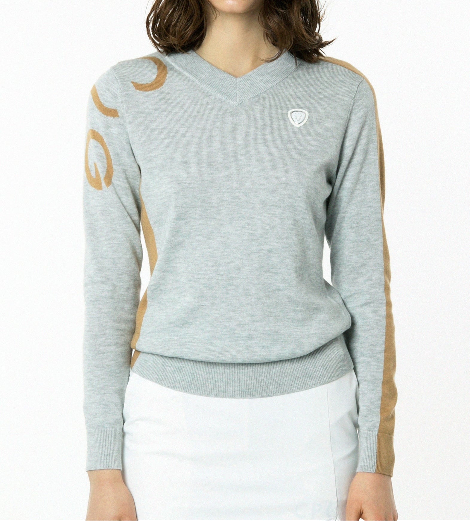 ライン切り替えニットプルオーバー