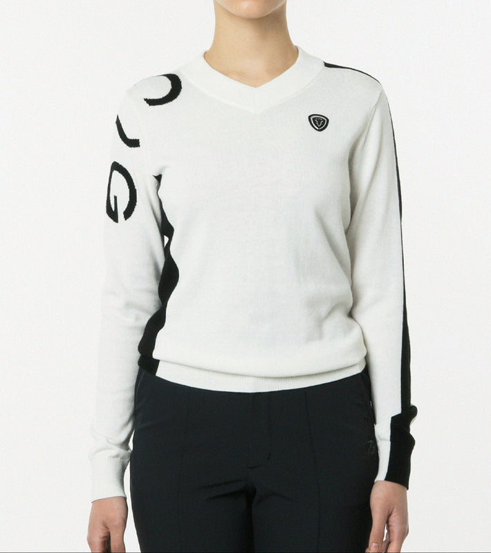 ライン切り替えニットプルオーバー