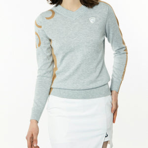 ライン切り替えニットプルオーバー