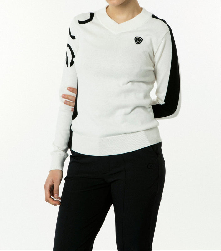 ライン切り替えニットプルオーバー