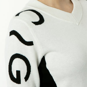 ライン切り替えニットプルオーバー