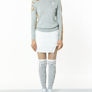 ライン切り替えニットプルオーバー