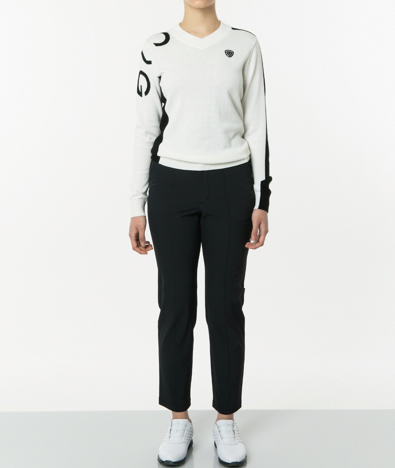 ライン切り替えニットプルオーバー