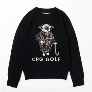 【new arrival】羊グラフィックインターシャニットPO-SAMPLE-