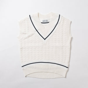 【new arrival】SIMPLE KINT VEST (1st)-SAMPLE-