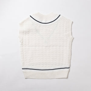 【new arrival】SIMPLE KINT VEST (1st)-SAMPLE-