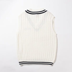 【new arrival】SIMPLE KINT VEST-SAMPLE-