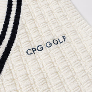 【new arrival】SIMPLE KINT VEST-SAMPLE-