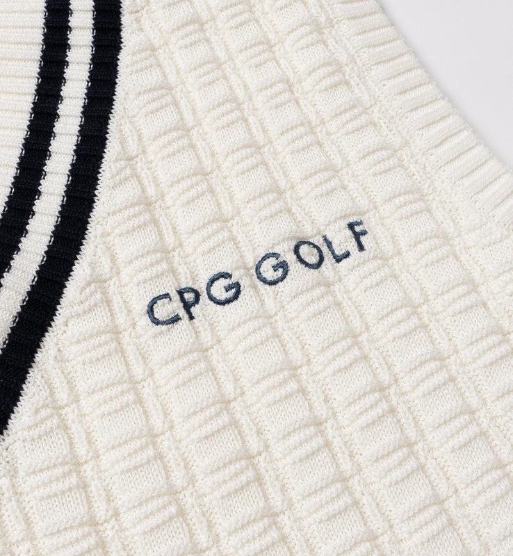 【new arrival】SIMPLE KINT VEST-SAMPLE-