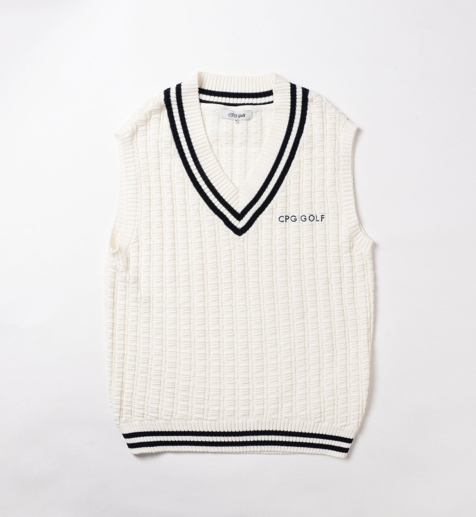【new arrival】SIMPLE KINT VEST-SAMPLE-
