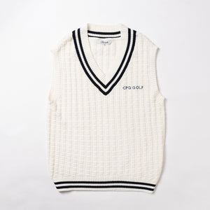 【new arrival】SIMPLE KINT VEST-SAMPLE-