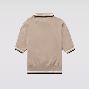 【Sample】COLLEGE LOGO POLO KNIT SS