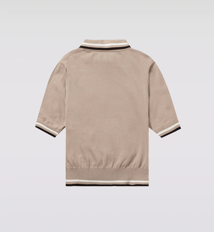 【Sample】COLLEGE LOGO POLO KNIT SS