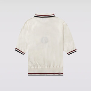 【Sample】COLLEGE LOGO POLO KNIT SS