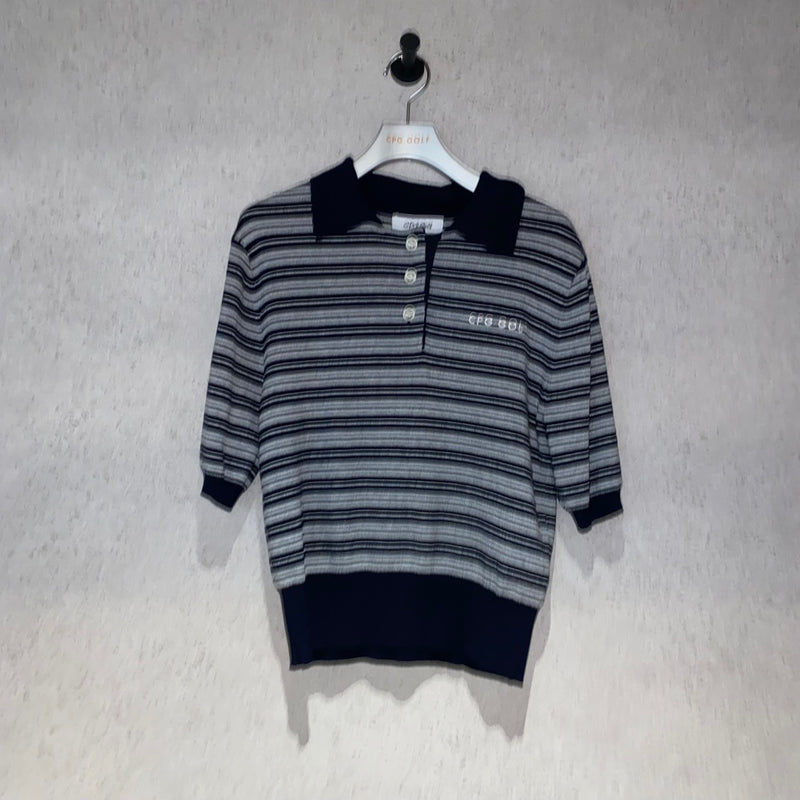 【Sample】BORDER POLO SS