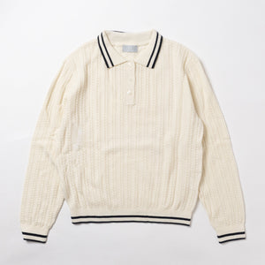 【new arrival】POLO KNIT LS-SAMPLE-
