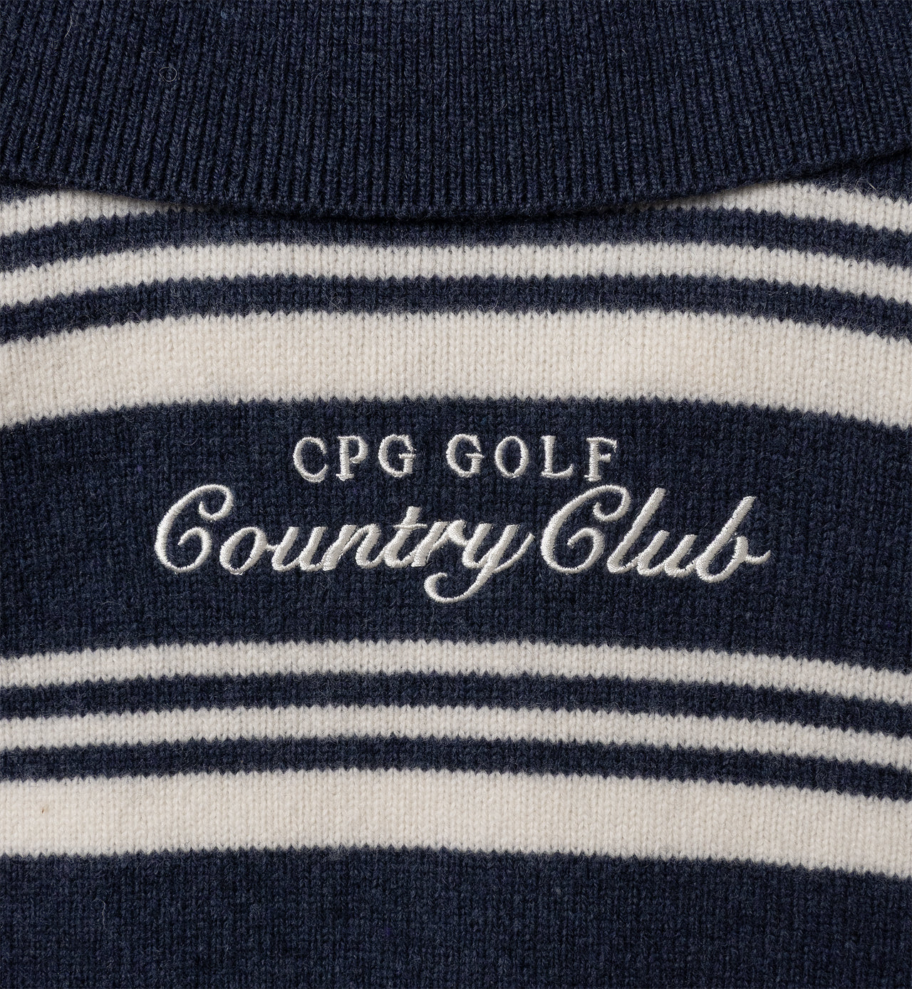 BORDER POLO ZIP LS-SAMPLE-