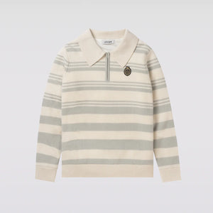 【Sample】BORDER POLO ZIP LS