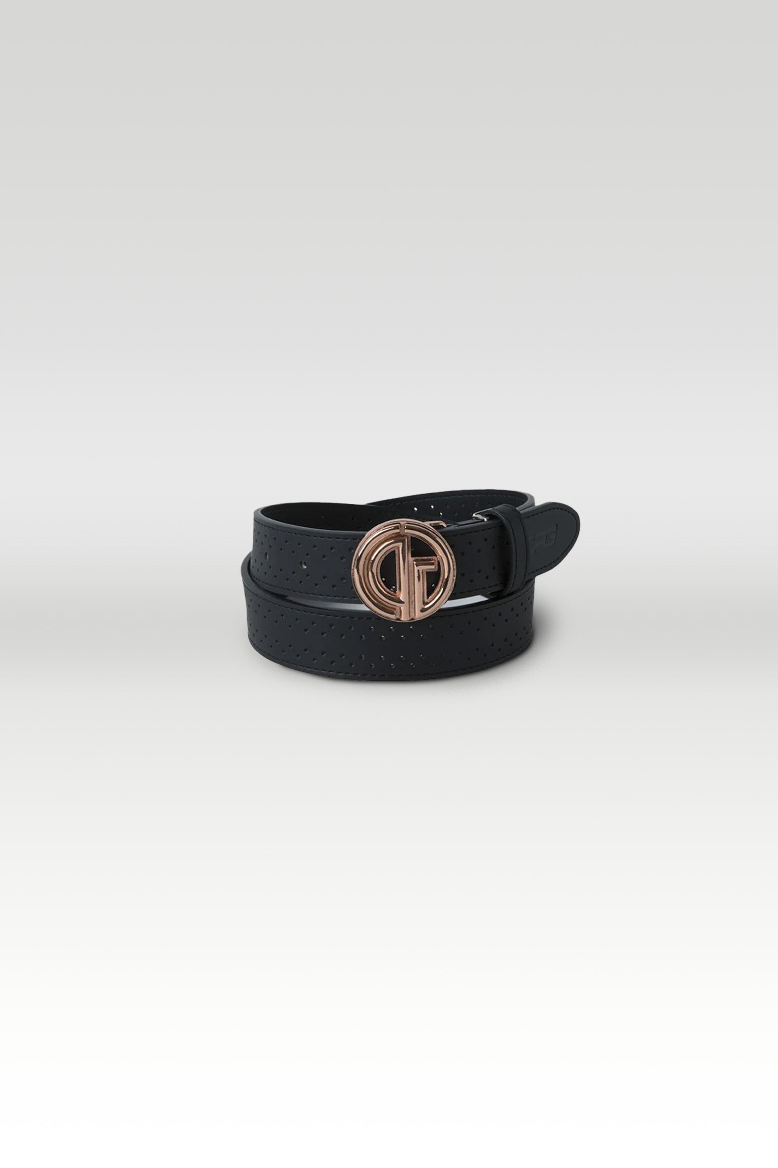 Round logo buckle belt(라운드 로고 버클 벨트)