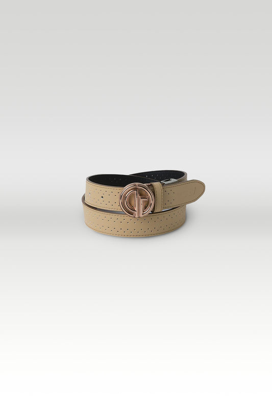 Round logo buckle belt(라운드 로고 버클 벨트)