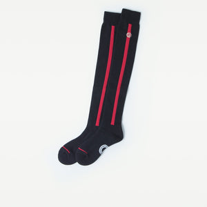 【9월 9일 이후 출하】 Knee-high socks with lame embroidery(라메 자수들이 니하이삭스)