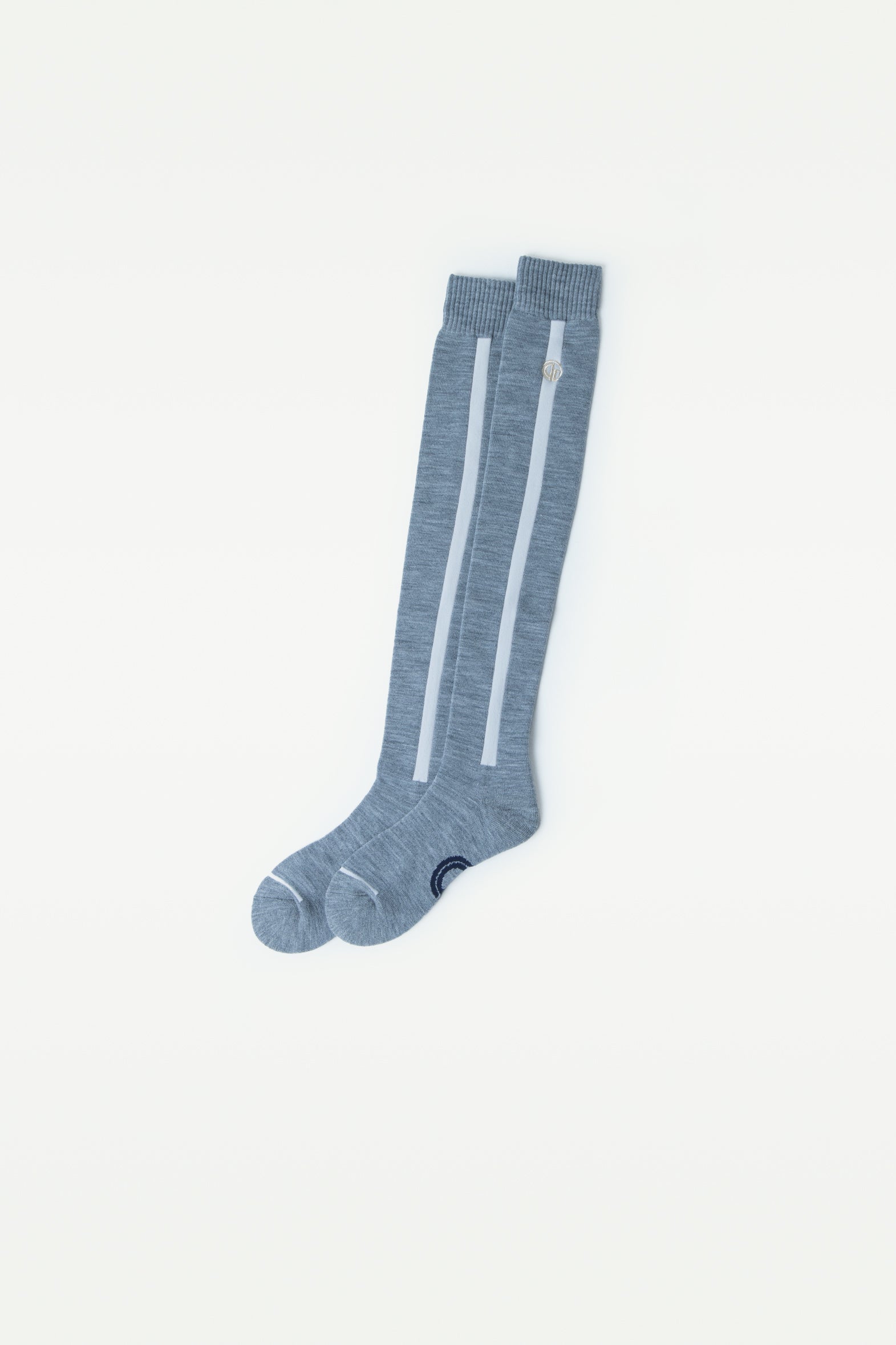 Knee-high socks with lame embroidery（ラメ刺繍入りニーハイソックス）